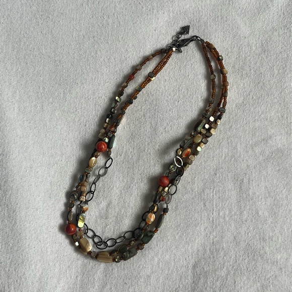 Silpada 3 Strand Fiesta Necklace - Picture 1 of 3